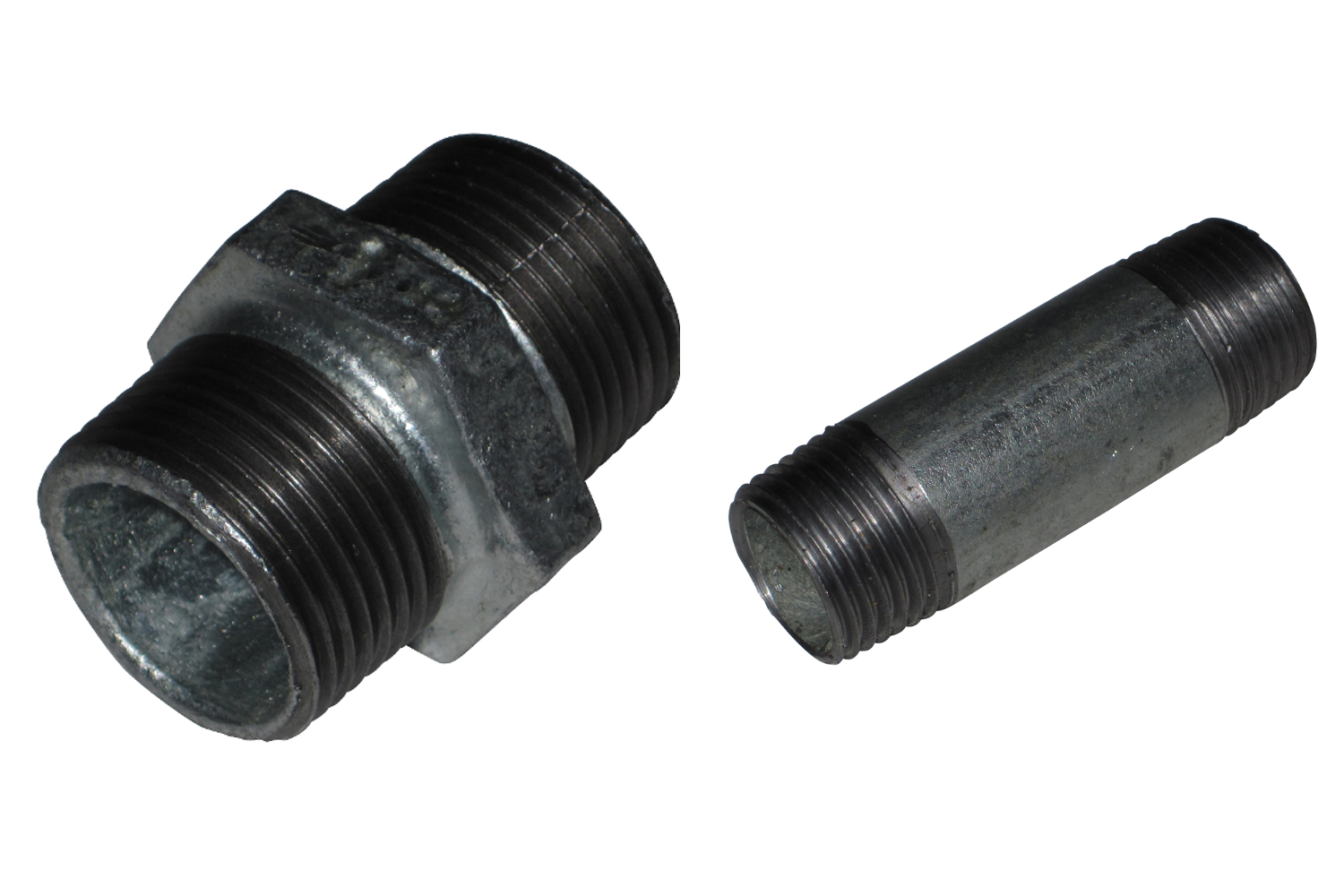 Doppelnippel / Rohrnippel verzinkt