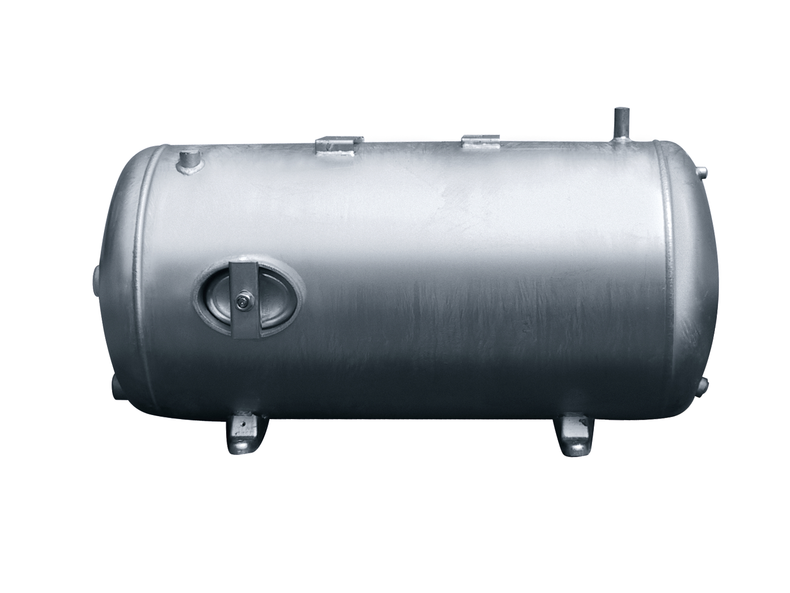 Heider Druckkessel verzinkt liegend