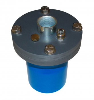 Brunnenkopf Premium für Brunnenrohr DN 115 mit 1 Zoll IG für Steigleitung