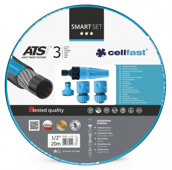 Gartenschlauch Cellfast ATS VARIANT Set 5-teilig 1/2 Zoll 20m