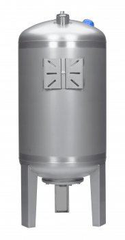 Varem INOXVAREM 200 l Membran Druckkessel, stehend, Edelstahl V2A (AISI 304) (V2200460S4000000)