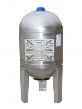 Varem INOXVAREM 100 l Membran Druckkessel, stehend, Edelstahl V2A (AISI 304) (V2100360S4000000)