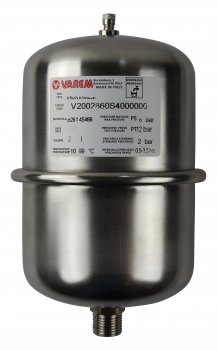 Varem INOXVAREM 2 l Membran Druckkessel, Edelstahl V2A (AISI 304) (V2002860S4000000)