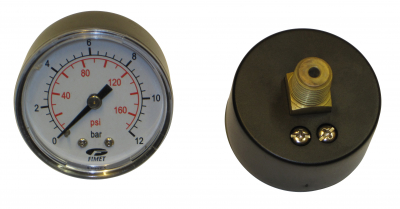 Manometer 12 bar, coaxial