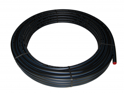 PE Rohr OHM PE80 TW 20 x 2,0, SDR 11, PN 12,5, schwarz, für Trinkwasser, Ringbund 25 m