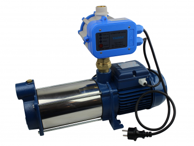 Set Pentax MP 120/5A Kreiselpumpe, 4800 l / 56 m, 5 stufig mit Pumpensteuerung SKD-1, anschlussfertig mit Kabel