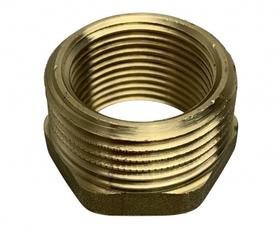 Reduzierstück Messing 11/4 Zoll AG x 1 Zoll IG