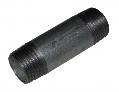 Rohrnippel Langnippel Temperguss verzinkt 1/2 Zoll AG - 60 mm