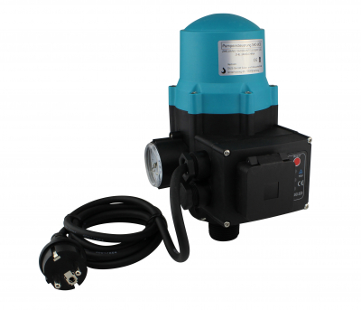 Preview: Pumpensteuerung SKD-2CD mit Kabel und Schukosteckdose