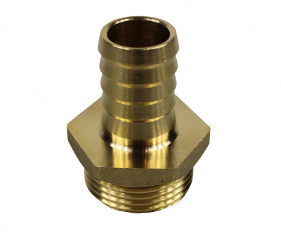 Schlauchtülle Messing 1 Zoll AG x 25mm für Schlauch 1 Zoll