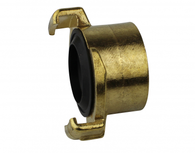 Schnellkupplung Gewindestück IG 1 Zoll, Messing mit Dichtung