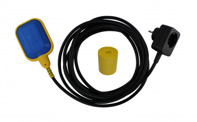 Schwimmerschalter mit 5 m Kabel mit Gegengewicht und Kombistecker