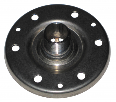 Varem Edelstahlflansch V2A 3/4 Zoll, AD 107mm, Lochkreis 83mm, 6-Loch