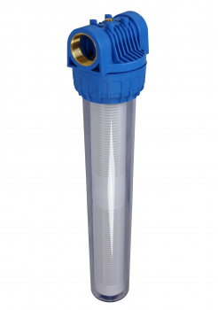 20-Zoll Vorfilter Feinfilter AMG mit Filterpatrone 60µm Anschluss 1 1/2 Zoll = 48,3 mm