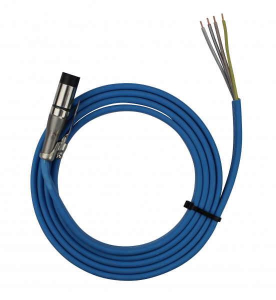 Motorkabel Grundfos 4 Zoll MS 4000 mit Stecker und losem Kabelende 2,5m, 3 Pin Stecker (95920890)