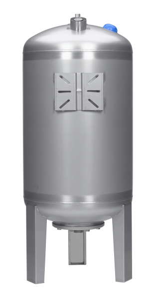 Varem INOXVAREM 500 l Membran Druckkessel, stehend, Edelstahl V2A (AISI 304) (V2500460S4000000)
