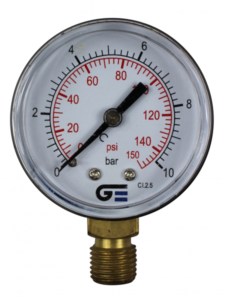 Manometer 10 bar, radial