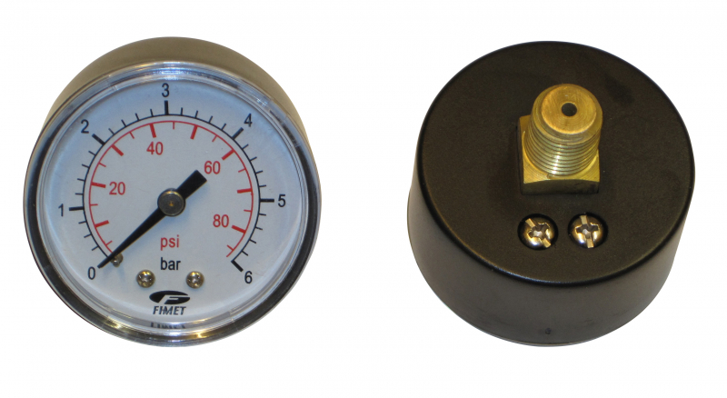 Manometer 6 bar, coaxial
