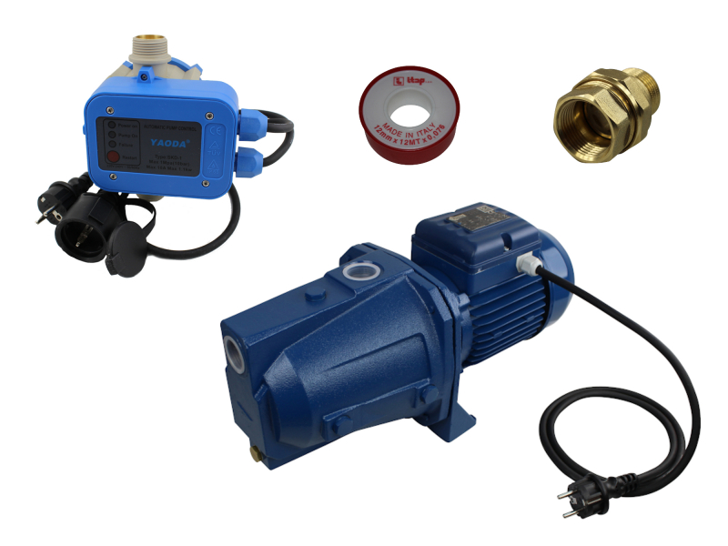Set Pentax CAM 100 Kreiselpumpe, 3600 l / 52 m, 1 stufig mit Pumpensteuerung SKD-1, anschlussfertig mit Kabel