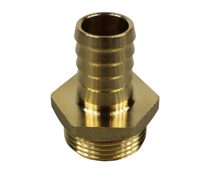 Schlauchtülle Messing 3/4ZollAG x 13mm für Schlauch 1/2Zoll