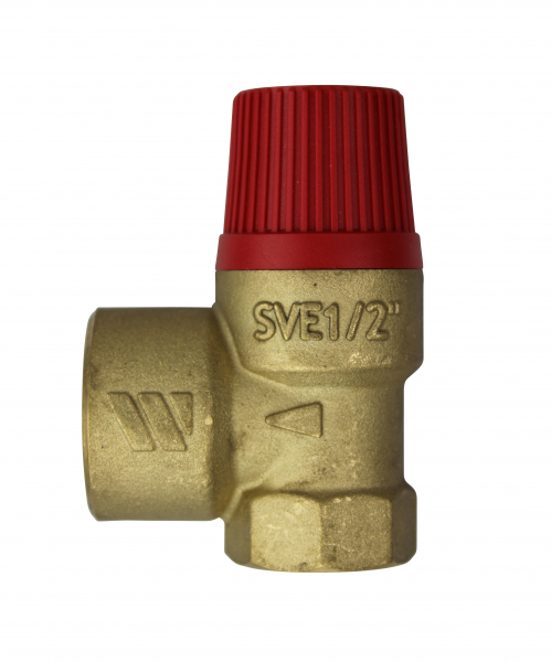 Sicherheitsventil, 3 bar, 1/2 Zoll